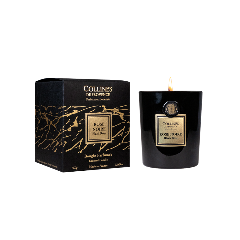 Black Rose Scented Candle