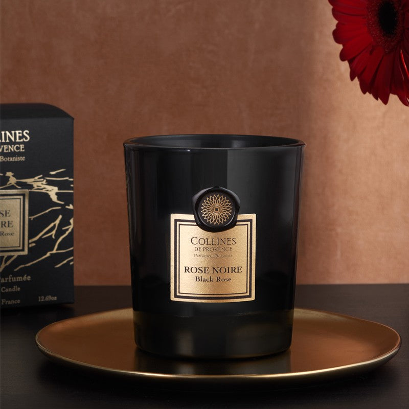 Black Rose Scented Candle