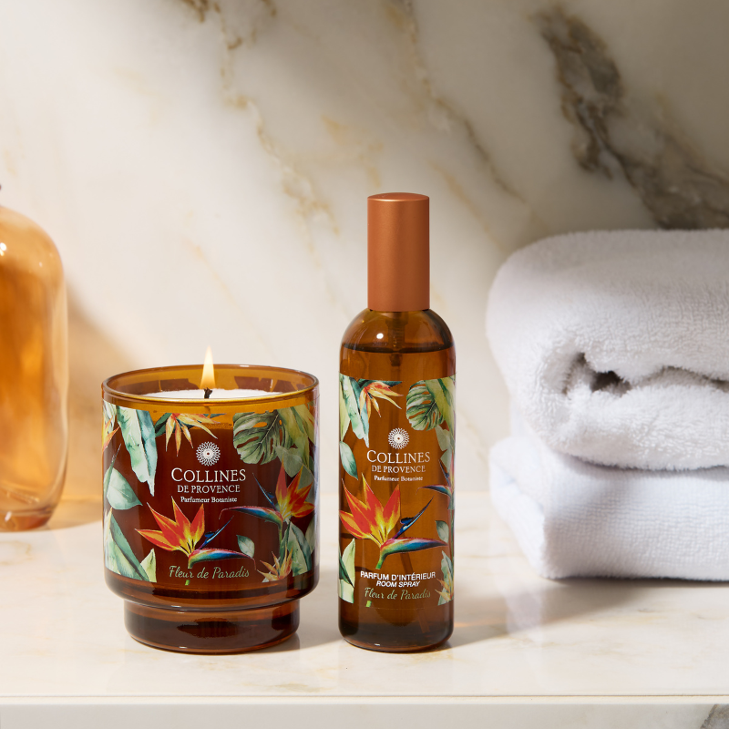 Scented Candle Paradise Flower
