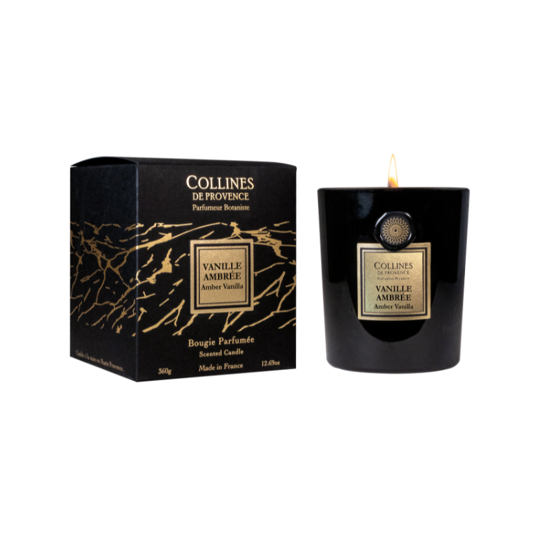 Amber Vanilla Scented Candle