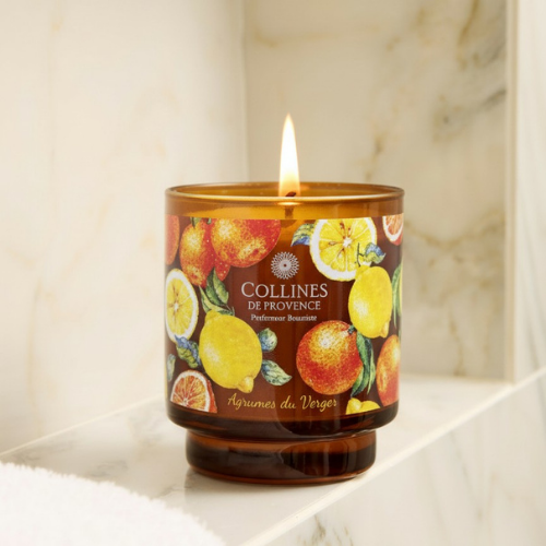 Scented Candle Citrus Orchard Glow
