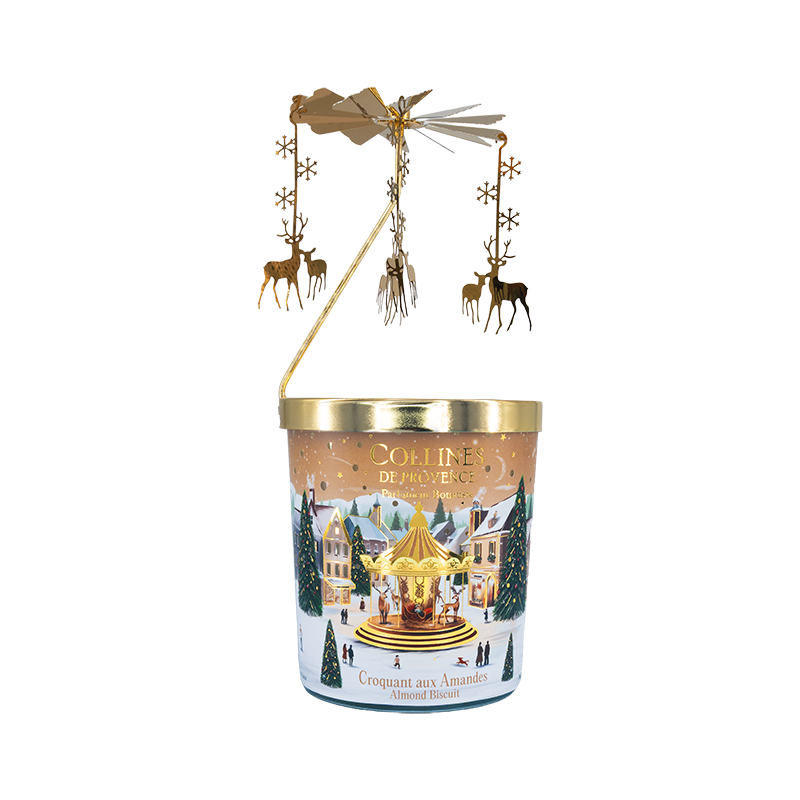 Bougie Parfumée 360gr manège Croquant au Amandes