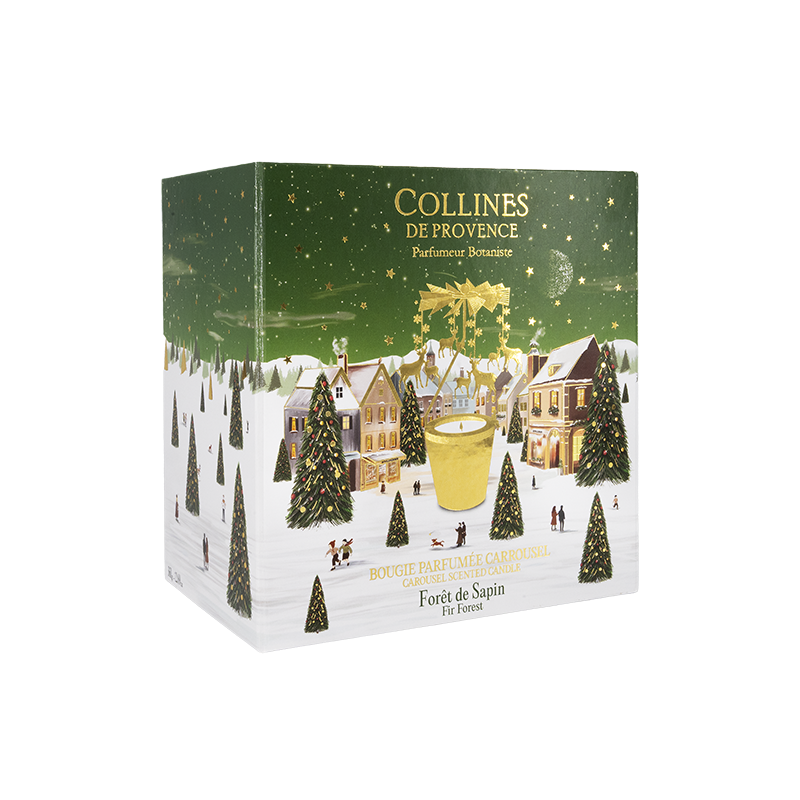 Bougie Parfumée 360gr manège Forêt de Sapin