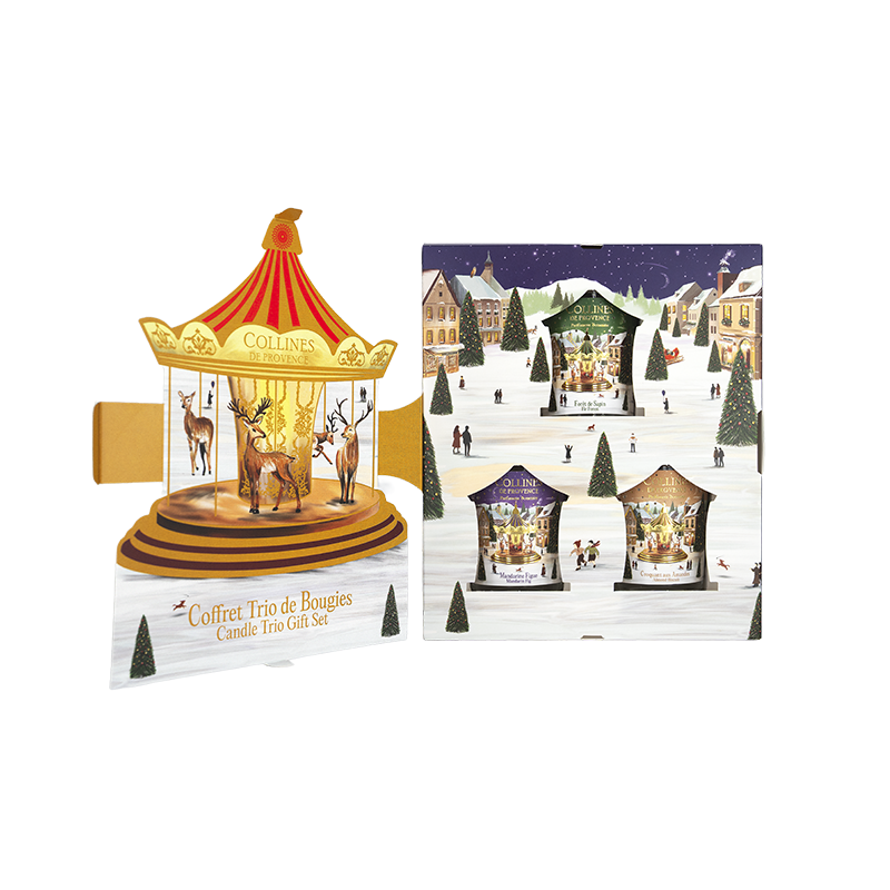 Coffret de Noël 3 Bougies