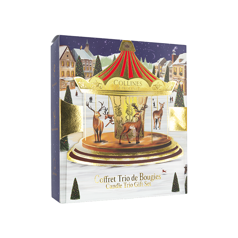Coffret de Noël 3 Bougies