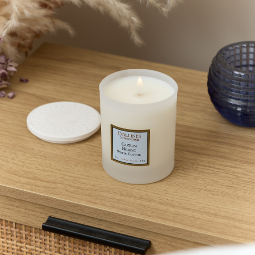 Bougie parfumée Coton Blanc
