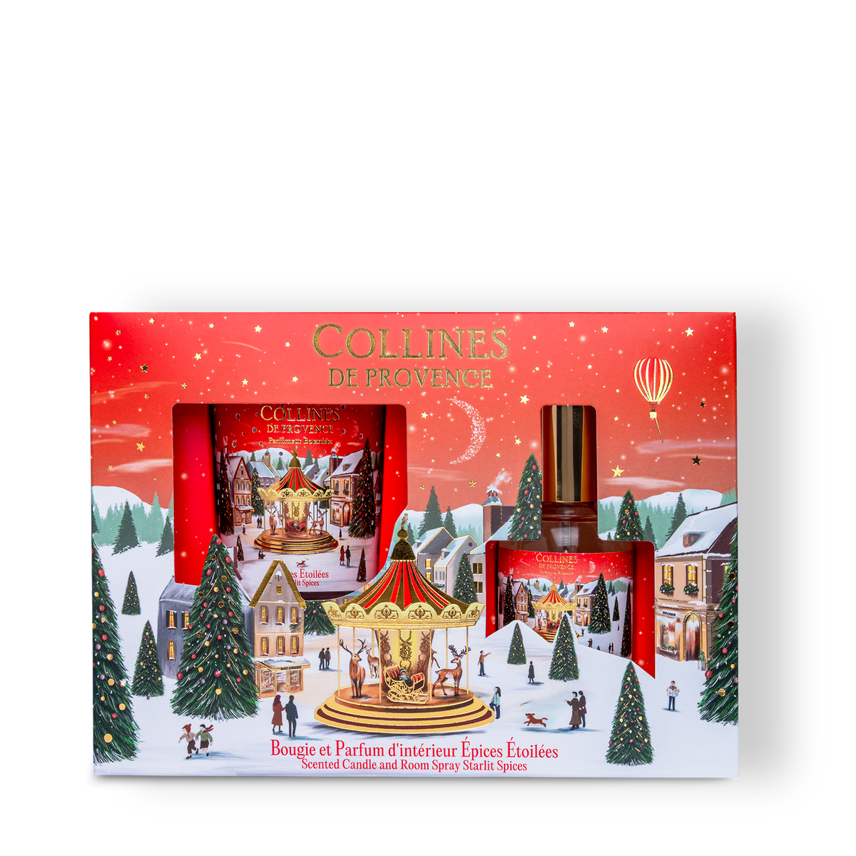 Coffret Epices Étoilées Bougie 75gr & Parfum 50ml