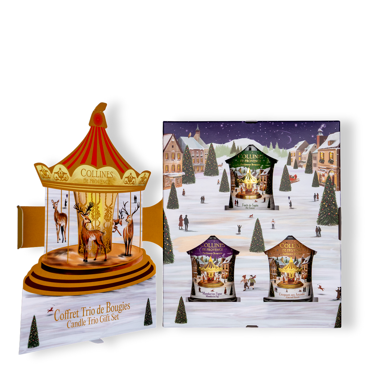 Coffret de Noël 3 Bougies
