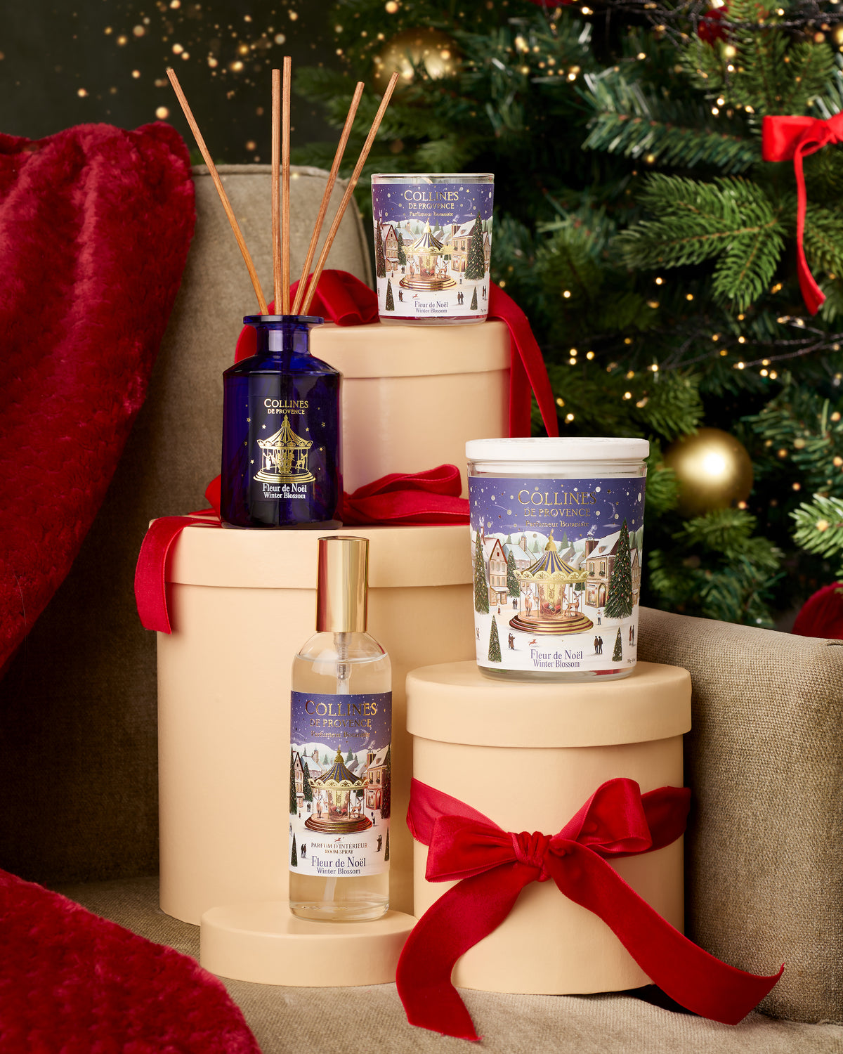 Bougie Parfumée 75gr Fleur de Noël